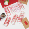 Wholesale Valentine's Day Love XOXO LOVE Soft Clay Beads Multi-layer Elastic Bracelet