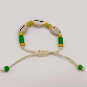 Green Yellow Rice white rope