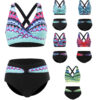 Wholesale Small Fresh Split Polyester Swimwear