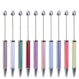 Wholesale Beadable Pens Diy UV Electroplating Seven Color Ballpoint Pen