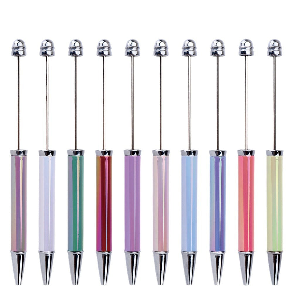Wholesale Beadable Pens Diy UV Electroplating Sn Color Ballint Pen