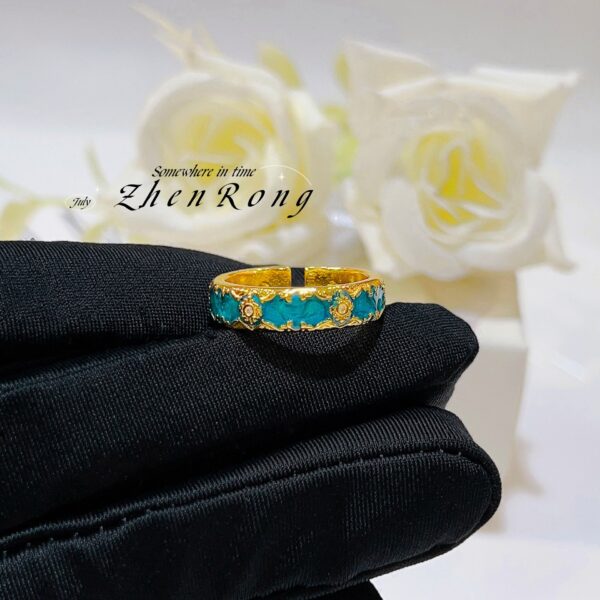 O1CN01G0i65D1KXjqMFB7B0_2829231174-0-cib Wholesale Enamel Pattern Rings Copper