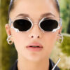 Wholesale Oval Frame PC Sunglasses