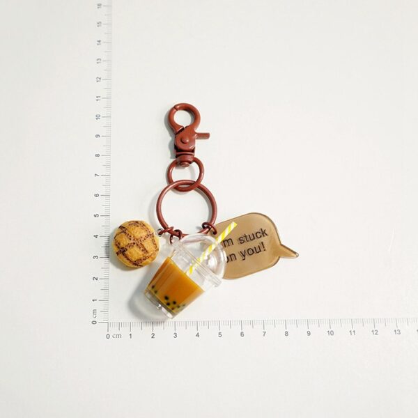 O1CN01G4Eyuw1Bs2w0T8SbX_0-0-cib Wholesale Milk Tea Bear Oiled Cute Keychain