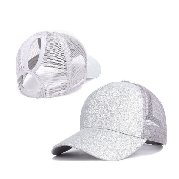 Wholesale Ponytail Sunscreen Fashion Hollow Mesh Baseball Cap