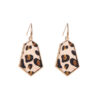Wholesale Alloy Diamond Super Flash Leather Earrings