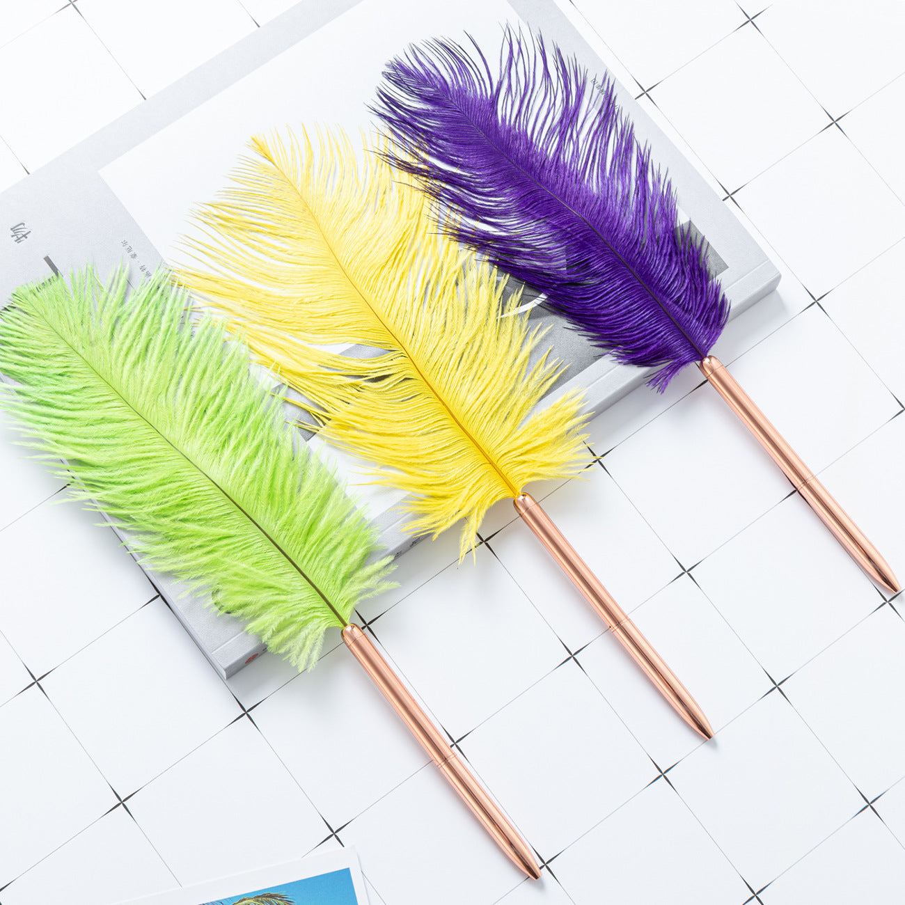 Wholesale Color Feather Pen Ballint Pen