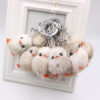 Wholesale Fox Fur Off-white Chick Keychain