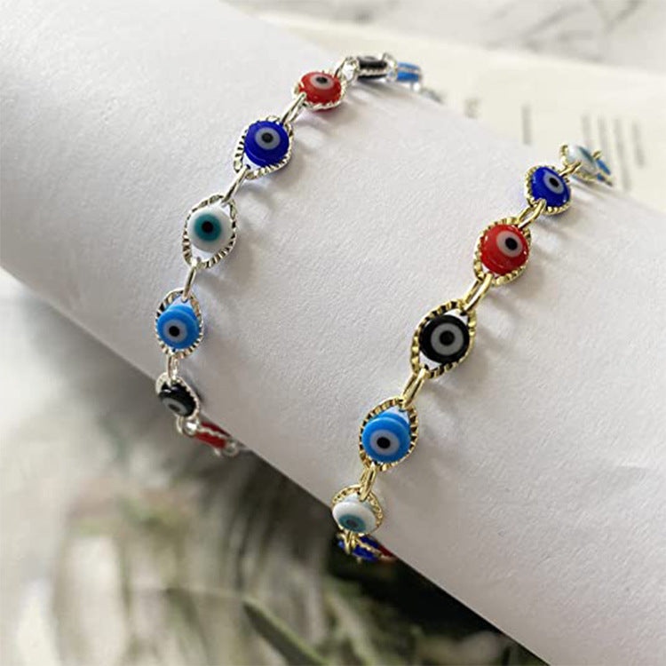 Wholesale Devil Eye Alloy Bracelet