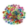 Wholesale of 100 Pieces/pack of Acrylic Colored English Letter Beads