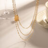 O1CN01GB28xg1qQ0uKyRncy_3379555489-0-cib Wholesale Three Layers of Different Chain Stacking Necklace Clavicle Chain