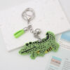 Wholesale Creative Cartoon Crocodile Hot Diamond Keychain