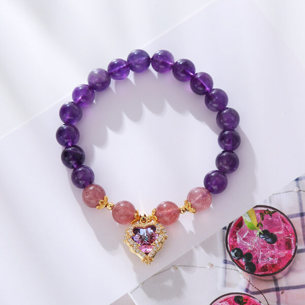 Wholesale of Heart of the Sea Amethyst Beaded Bracelet
