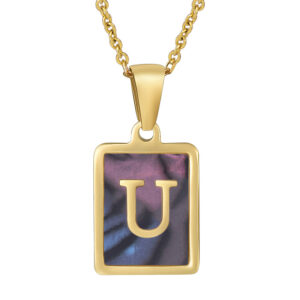 (including chain) color shell U / 18K