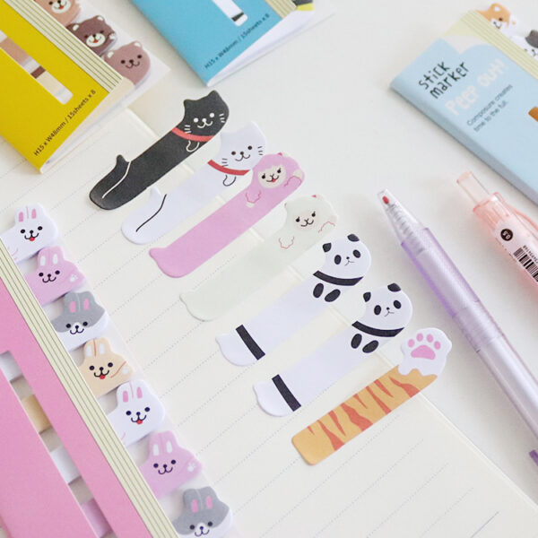 O1CN01GFBwMj1Tj23LWqUcZ_2563472417-0-cib Wholesale Row Animal Paper Self-adhesive Sticky Notes