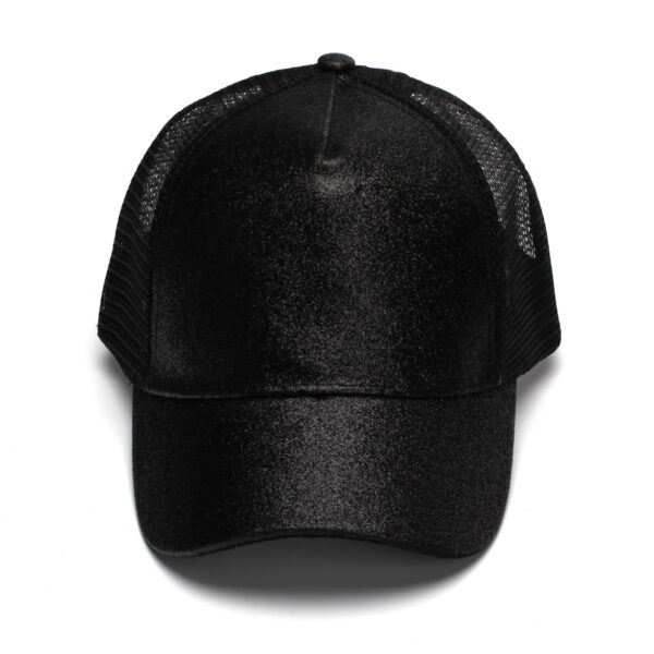 O1CN01GIc7rh1fipKbwqZDi_2215600164041-0-cib-1 Wholesale Glitter Ponytail Baseball Mesh Cap