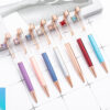 O1CN01GJ0pUr1cHObQ2H5EF_933993575-0-cib Wholesale DIY Empty Four-leaf Clover Metal Ballpoint Pen