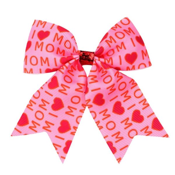 Wholesale Mother's Day Bows Cloth Hair Clips