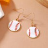 O1CN01GKPXmC1I8Qg4I5dJq_2212514370848-0-cib Wholesale Baseball Drip Oil Alloy Earrings