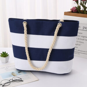 blue and white stitching