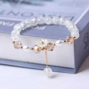 White flower bracelet