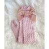 Wholesale Bow Knot Lace Baby Knee Medium Length Sock Chemical Fiber Sock