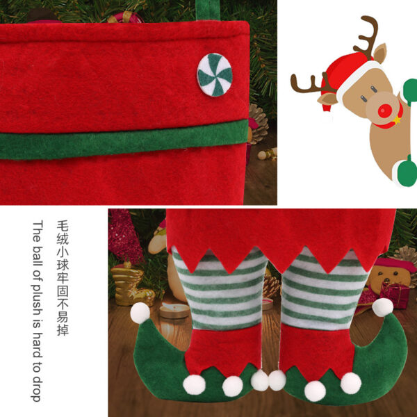 Wholesale Christmas Fabric Elf Bags, Candy Bags, Christmas Gifts and Gift Bags