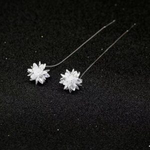 White Ice Flower Ear Line