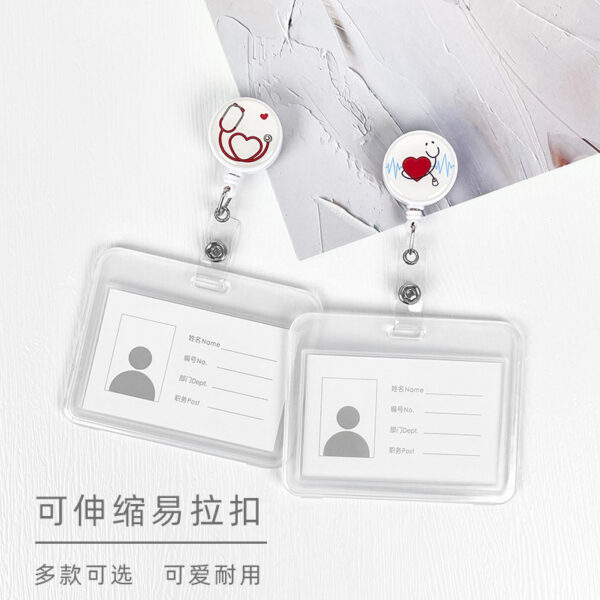 O1CN01GN3TmW1u1yWj3Lt5U_2210248035978-0-cib Wholesale Retractable Doctor Nurse Badge Holder Keychain