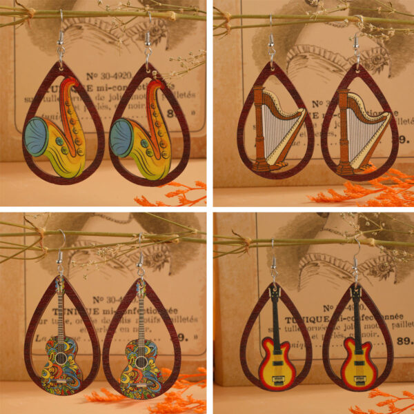 O1CN01GOsLj71w2YFZ0p5hQ__3192076250-0-cib Wholesale Water Drop Cutout Guitar Harp Accordion Print Wooden Earrings