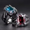 Wholesale Alloy Men's Open Ring Vintage Dragon Claw Ring