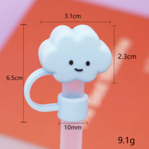 Large blue white clouds 10mm / Bagged without straw