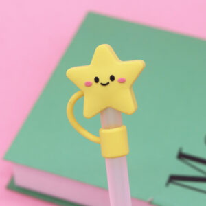 Yellow star 10mm / Bag with straw [straw color random]]