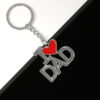 O1CN01GSXUbq1eqmiZe6z3I_2531043923-0-cib Wholesale Mother's Day Father's Day Alloy Keychains
