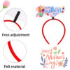 Wholesale Mother's Day Party Decorative Plastic Hair Hoops