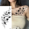 Wholesale Sketch Flower Tattoo Stickers