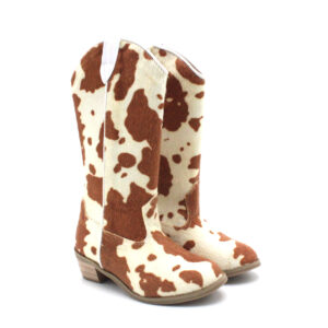 Brown White Cow / size9(16.6cm)