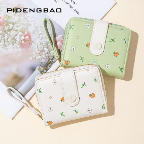 Wholesale PU Women's Short Wallet
