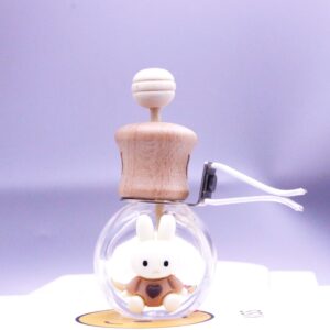 10; high-waisted air vent - little rabbit; glass and wood iron