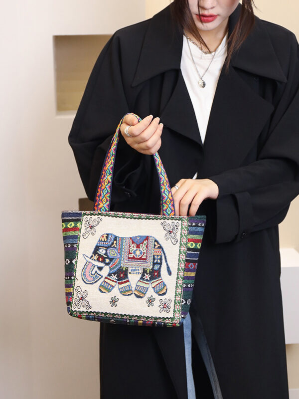 Wholesale Canvas Elephant Tote Bag