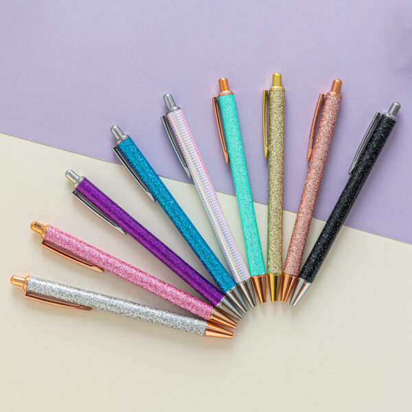 Wholesale Metal Gold Powder Ballpoint Pen