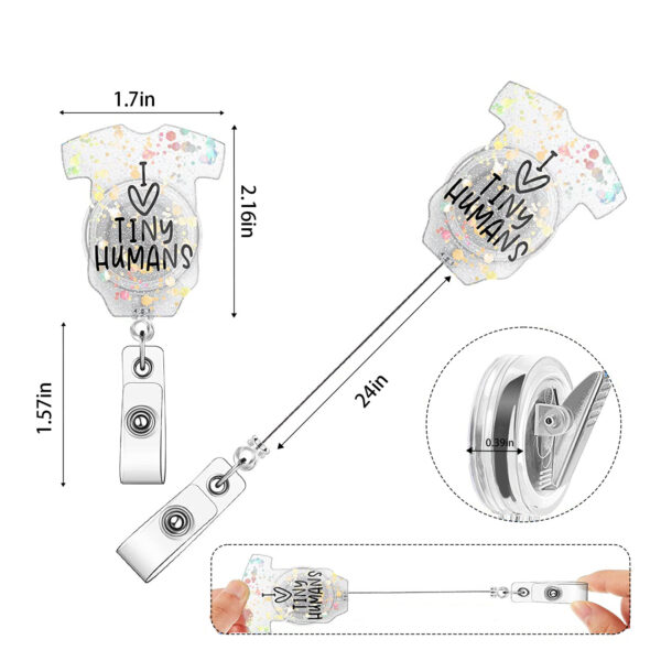 O1CN01Gb3hGM1DSyMyGQfkN_971130216-0-cib Wholesale Acrylic Nurse Doctor Retractable Keychain