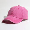 Wholesale Rockery Embroidery Washed Cotton Ponytail Baseball Cap