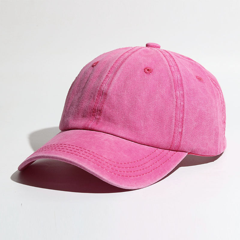 Wholesale Rockery Embroidery Washed Cotton nytail Baseball Cap