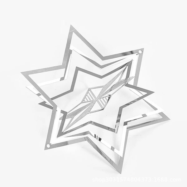 O1CN01GfNdWC1ZeLqIveYOU_2216867883219-0-cib Wholesale 3D Hexagonal Stainless Steel Rotating Wind Chimes