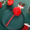 O1CN01Gfnkan20VBU7ysAln_2215790466854-0-cib Wholesale Cartoon Christmas Snowman Elk Fur Ball Ballpoint Pen