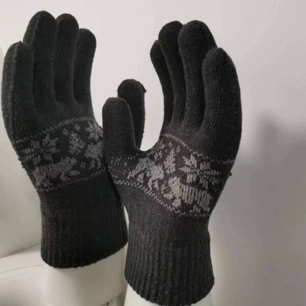 Wholesale of Men's Wool Knitted Gloves for Autumn and Winter