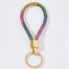 Wholesale Resin Colorful Rhinestone Lanyard Keychain