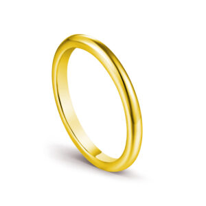 2mm wide gold / US Code 14.0