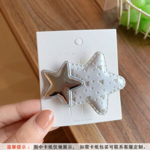 10441B White Star Duckbill Clip
